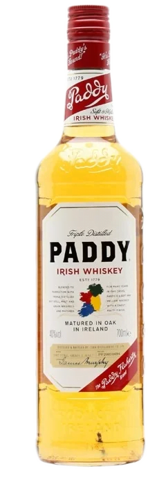 Paddy Irish Whisky 40 Prozent Flasche