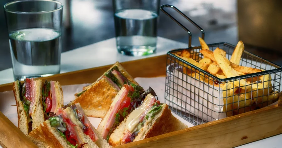 Club Sandwich Toast Guinness