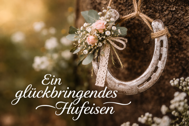 IRISCHE HOCHZEIT ein Hufeisen für Glück